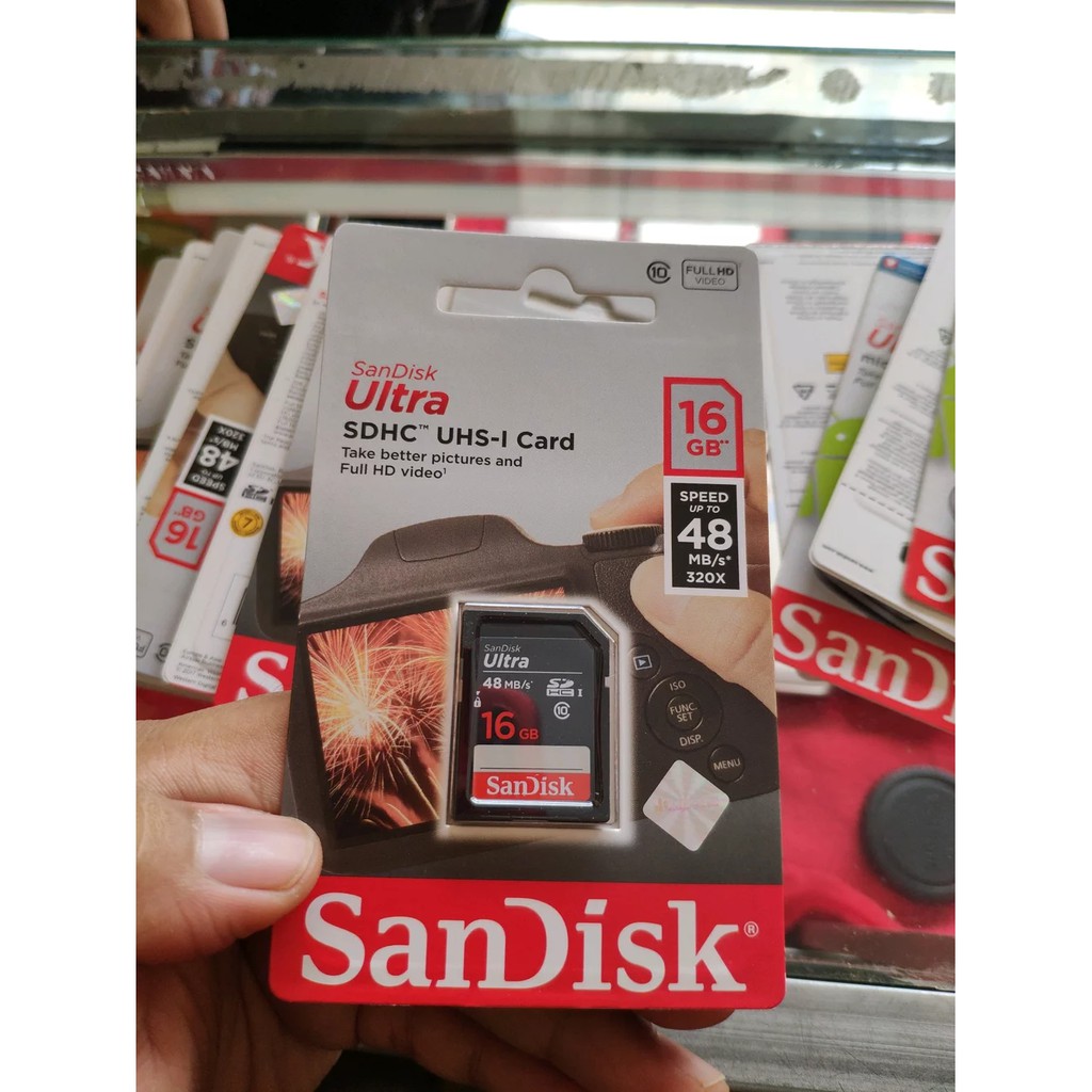 Thẻ Nhớ Sandisk Ultra 16gb Sdhc Uhs-i