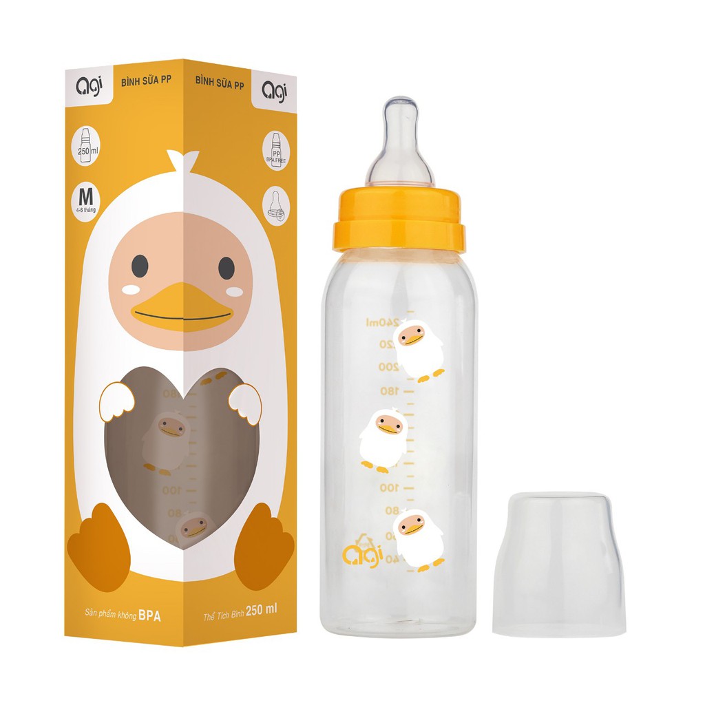 Bình Sữa Agi PP 60ml - 140ml - 250ml
