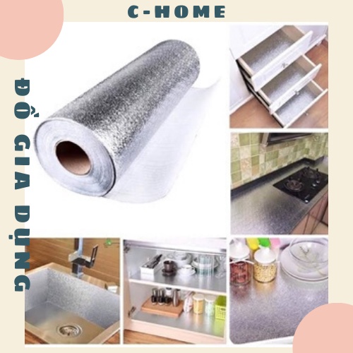 Giấy Bạc Dán Bếp -Kích Thước 60*3M