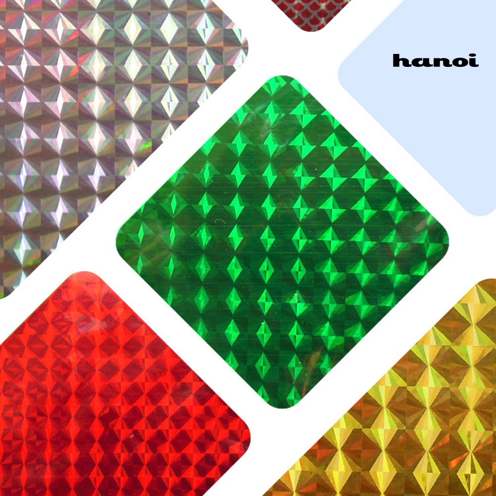 Bộ 2 miếng dán màu holographic dùng làm mồi câu cá