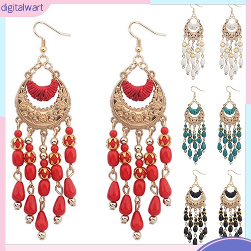 Khuyên tai tua rua phong cách Bohemian cổ điển cho nữ giới
