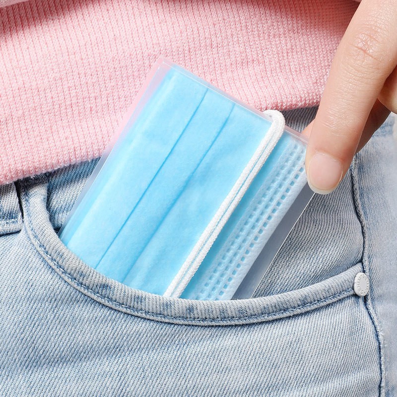 Bìa kẹp giữ khẩu trang bằng nhựa PP an toàn tiện dụng