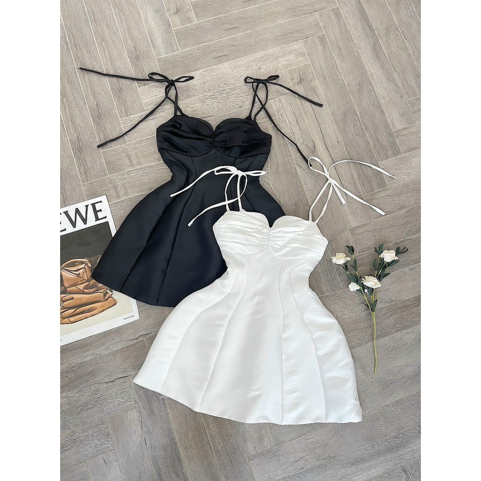 Đầm dự tiệc 2 dây sang trọng quý phái Toky Dress