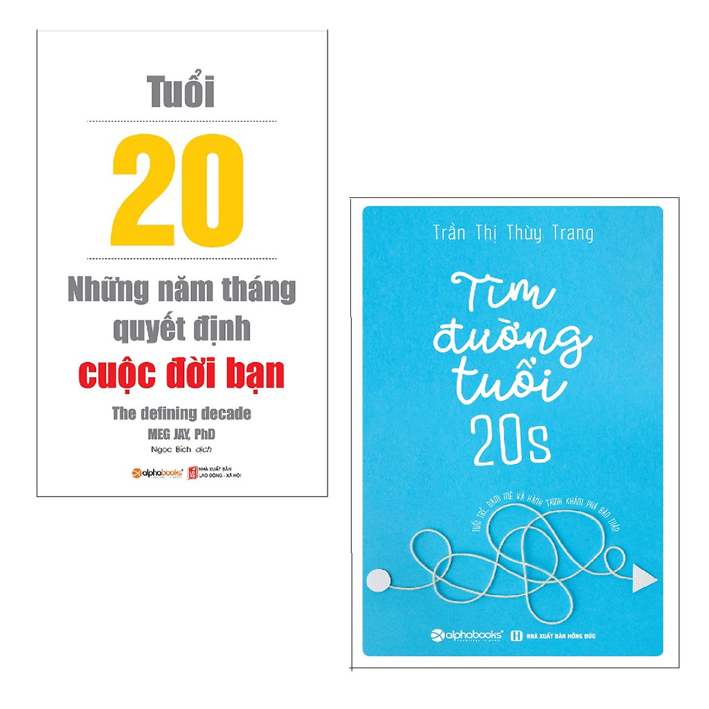 Sách - Combo: Tuổi 20 - Những Năm Tháng Quyết Định Cuộc Đời Bạn + Tìm Đường Tuổi 20S (2 cuốn)