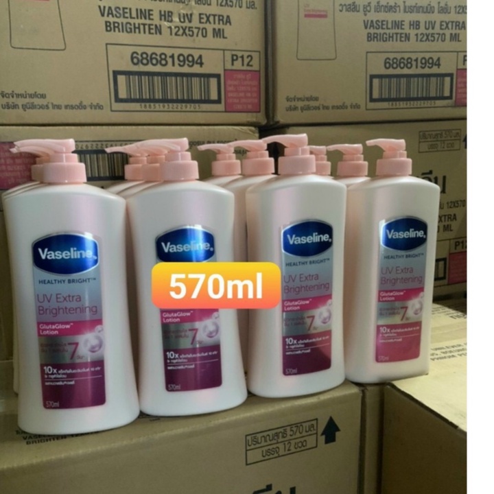 Dưỡng thể trắng da Vaseline 10x 570ml