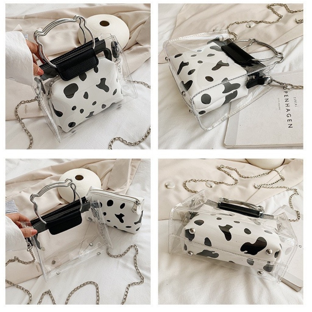 Túi Bò Sữa Đeo Chéo Nữ Giá Rẻ HA74 Chất Da Mềm Đẹp Size 14 | BigBuy360 - bigbuy360.vn