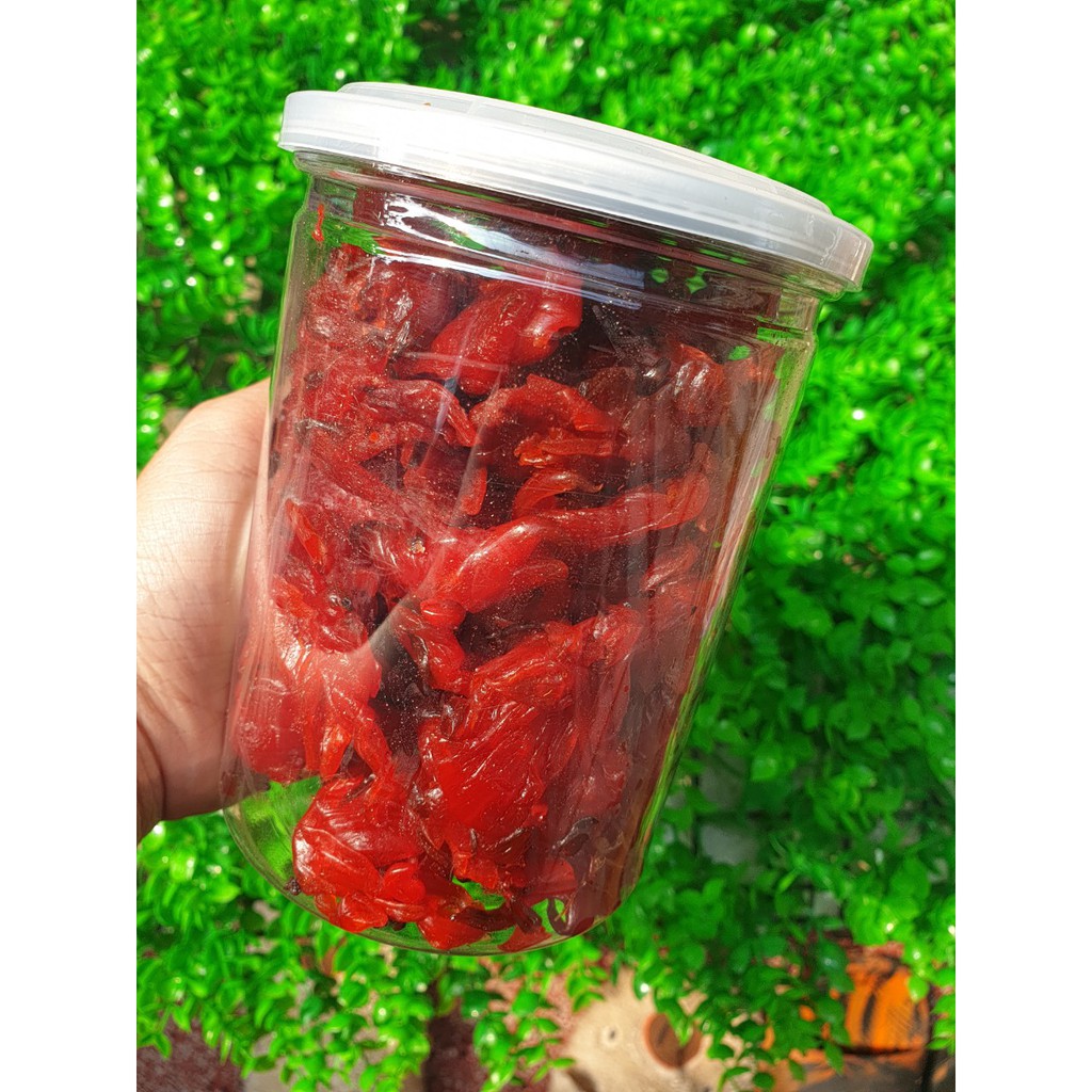 Mứt Hoa Hồng (Mứt Hibiscus) - Lon 500gr