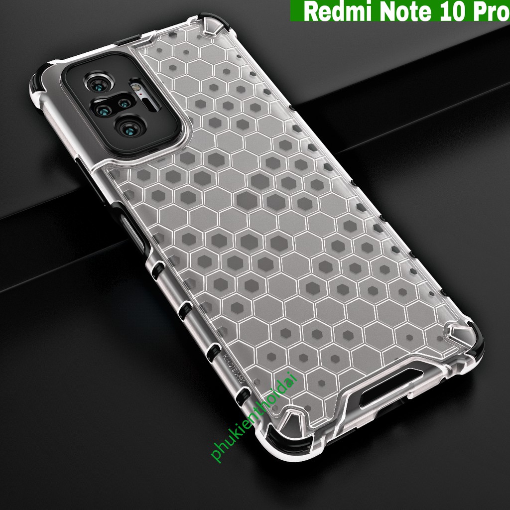 Ốp lưng Redmi Note 10 Pro / Note 11 Pro DGW chống sốc vân tổ ONG cao cấp kiểu dáng UAG siêu bền