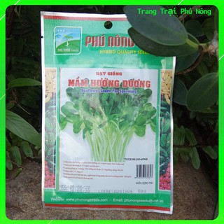 Hạt Giống Rau Mầm Hướng Dương Phú Nông - gói 20 g - Sunflower Seeds For Sprouting