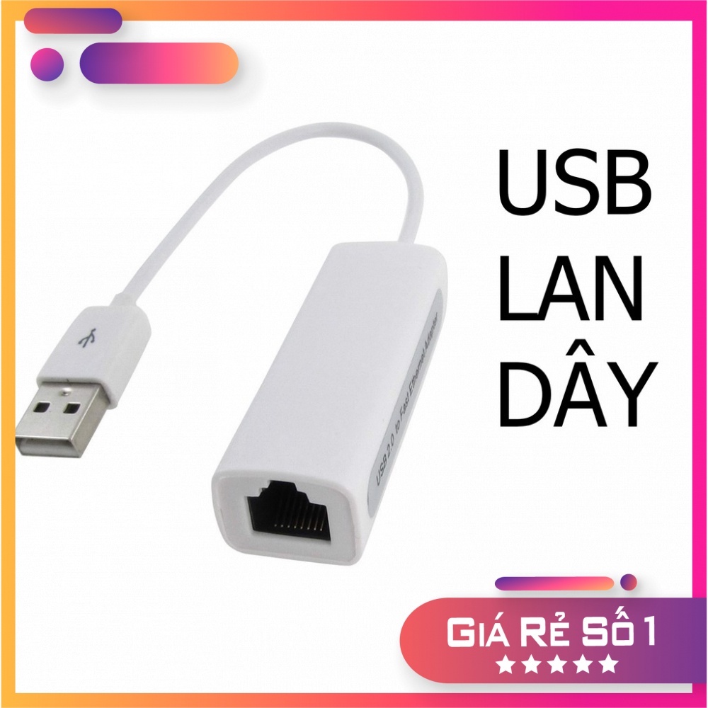 Usb Lan Dây - Dây Cắm Mạng Lan Qua Cổng USB