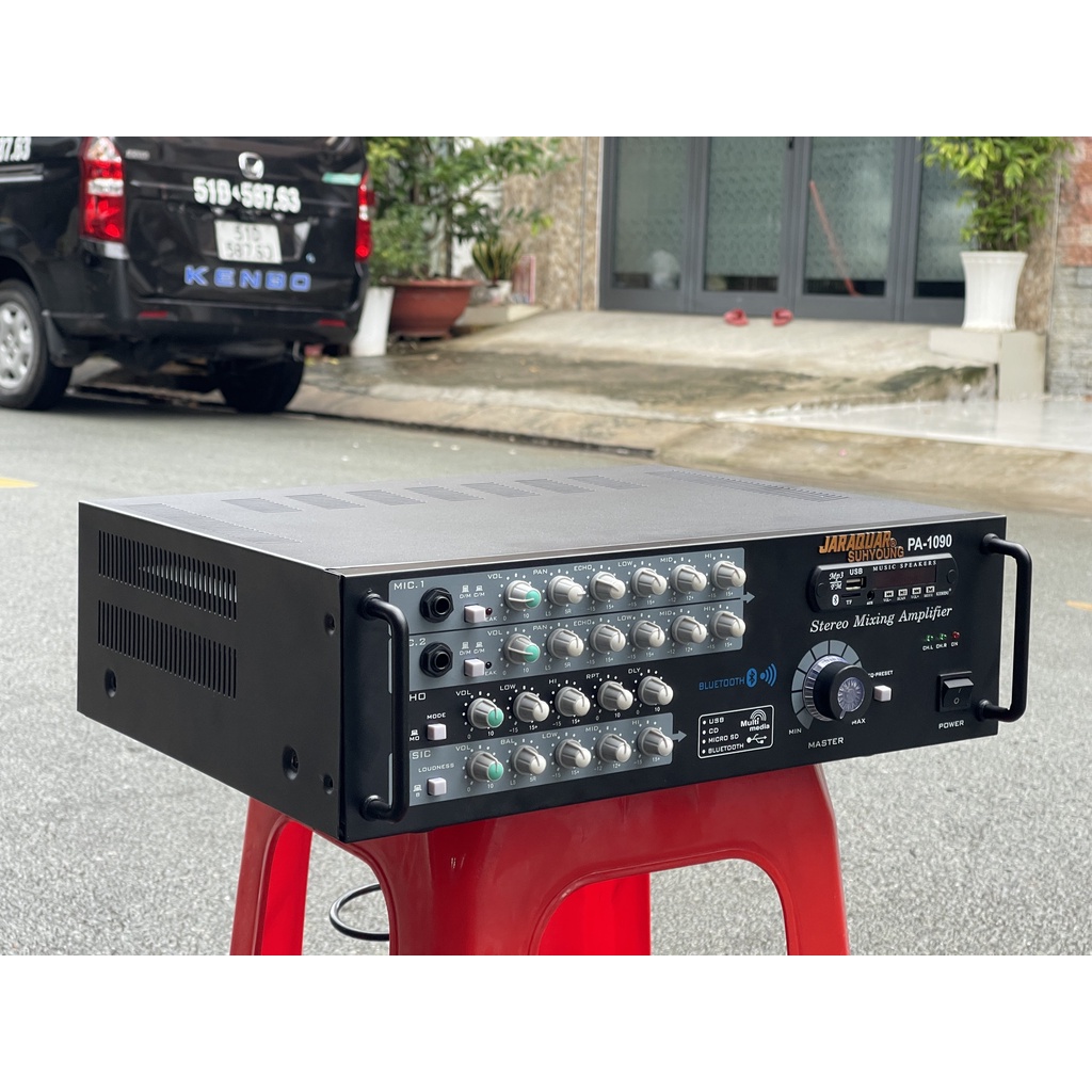 Amply karaoke Jarguar NT-700 USB 12 sò chuyên dùng cho dàn karaoke gia đình, hội nghị - Đầy đủ kết nối Bluetooth