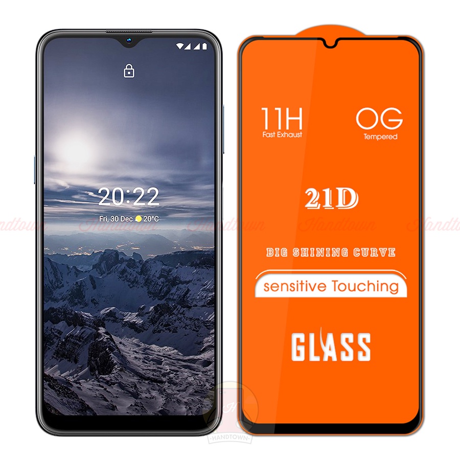 Kính Cường Lực Màn Hình Nokia G21 G11 Full Màn Full Keo Trong Suốt Chống Va Đập Trầy Xước Hạn Chế Vân Tay Handtown
