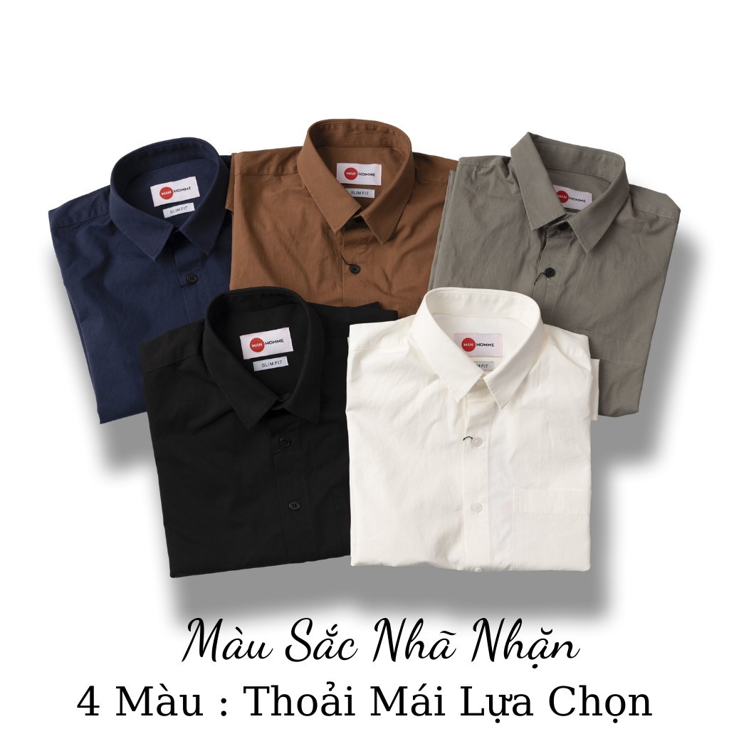 Áo Sơ Mi Nam Kaki Ngắn Tay Chất Vải Kaki Cao Cấp - Áo Sơ Mi Kaki Nam Thoáng Mát Đường May Kỹ - SMKKMH - GUSTA | BigBuy360 - bigbuy360.vn