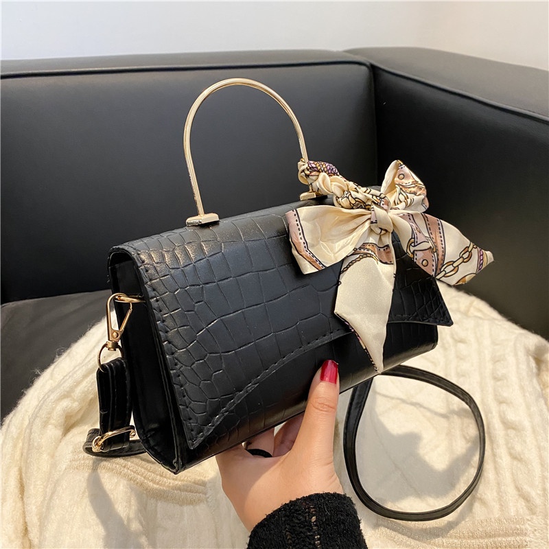 Túi đeo chéo vuông nhỏ màu kẹo thời trang mùa thu cho nữ 2021