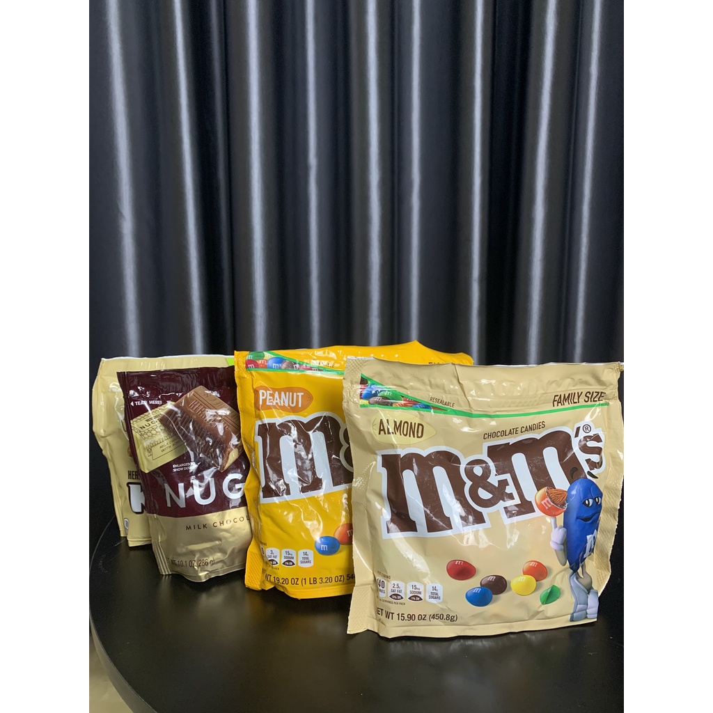 Kẹo Hershey's Nuggets , Hershey's Kisses , Chocolate M&M _ Live mua hàng tại Mỹ