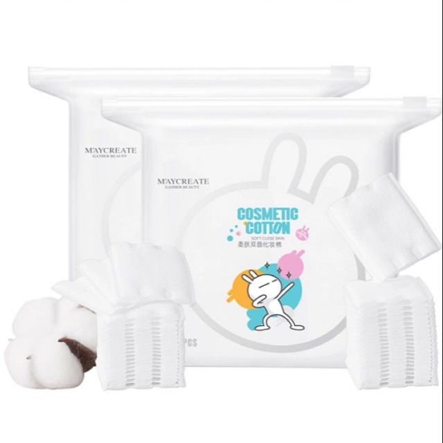 BÔNG TẨY TRANG MAYCREAT 150 MIẾNG