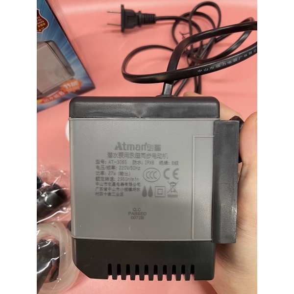 Máy bơm nước ATMAN 306S 27W AT-306S lọc nước cho hồ cá cảnh