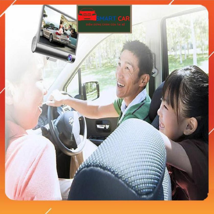 Camera Hành Trình Ô Tô 3 Mắt Camera, Màn Hình 4 Inh Full HD, Ghi Hình Đa Chiều, Có Chế Độ Ghi Đè Kèm Thẻ Nhớ 32G/64G | BigBuy360 - bigbuy360.vn