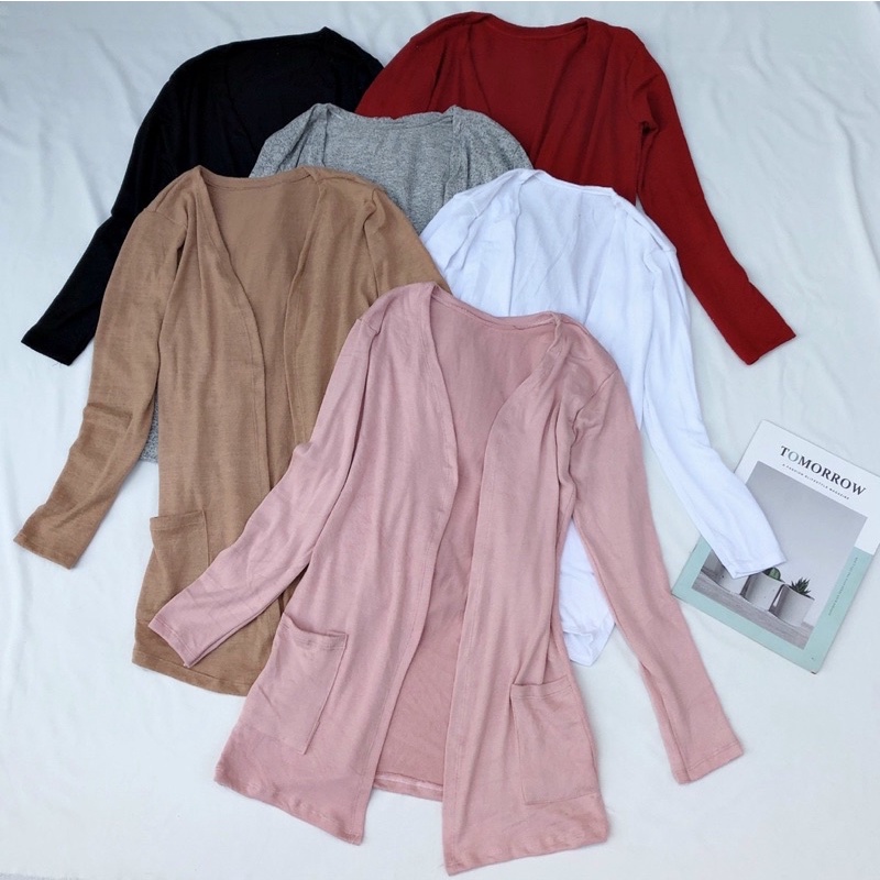 Áo KHOÁC CARDIGAN dáng dài phong cách hàn quốc thời trang thu đông (hàng y hình)