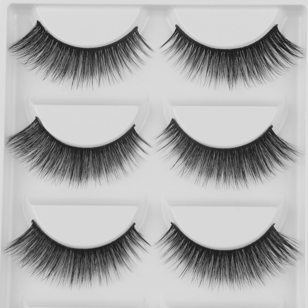 5 cặpLông mi giả 3D cao cấp mi mềmnhẹ/MAGEFY lông mi mềm sợi tơi, Lông mi giả tổng hợp，3D 5PCS Fashion Eyelashes Faux-Cils