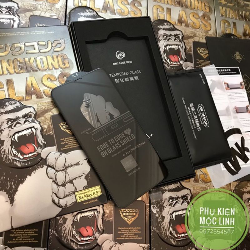 [11/12 /13 14 PRO MAX ]THÁCH THỨC MỌI VA ĐẬP - 6 6plus 6splus 7 8 7plus 8plus X Xs Max KÍNH CƯỜNG LỰC FULL MÀN KING KONG