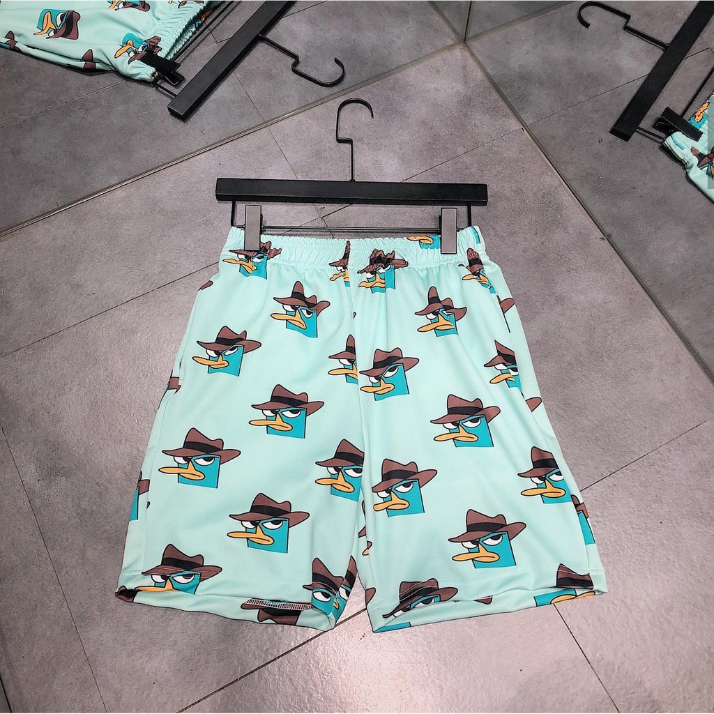 Quần Đùi Hoạt Hình Thú Mỏ Vịt Perry Cax Cax Siêu Hot