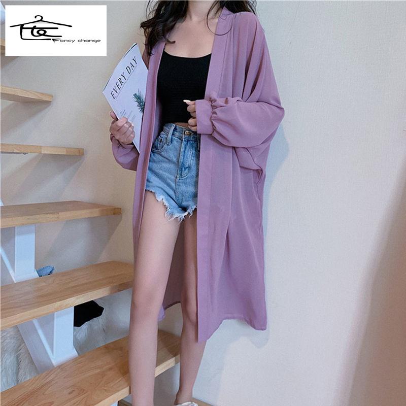 Hàng Có Sẵn Bán Chạy ~ Áo Khoác Cardigan Dáng Dài Qua Gối Chống Nắng Size Lớn Thời Trang Mùa Hè Phong Cách Mới Cho Nữ
