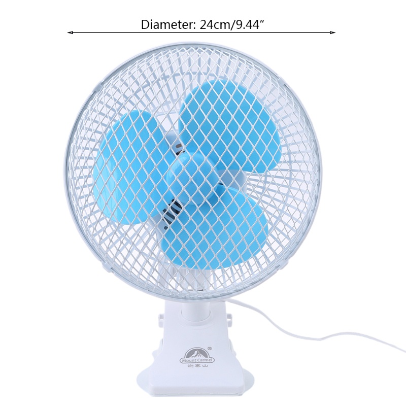 Quạt 220V 2 Tốc Độ 9.4-inch Dạng Kẹp Gắn Bàn Làm Việc Với Lò Nướng An Toàn