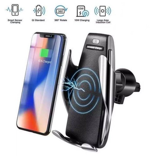 Giá đỡ kiêm sạc nhanh không dây trên ô tô Smart Sensor S5