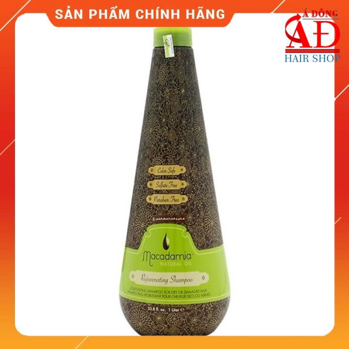 [Chính hãng] Dầu gội dưỡng ẩm trẻ hóa tóc Macadamia Natural Oil Rejuvenating Shampoo