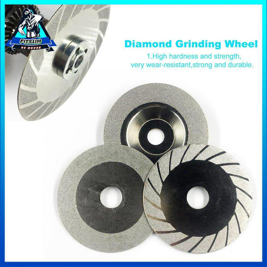 Bánh xe mài kim cương 100MM Đĩa cắt Lưỡi cưa Công cụ mài mòn quay