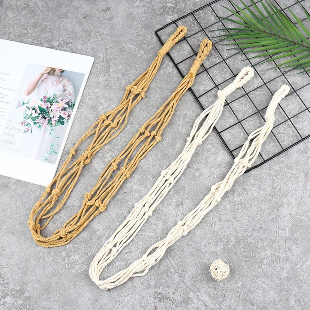 Giá Đỡ Cuộn Giấy Vệ Sinh Gắn Tường Bằng Dây Thừng Cotton Phong Cách Bắc Âu