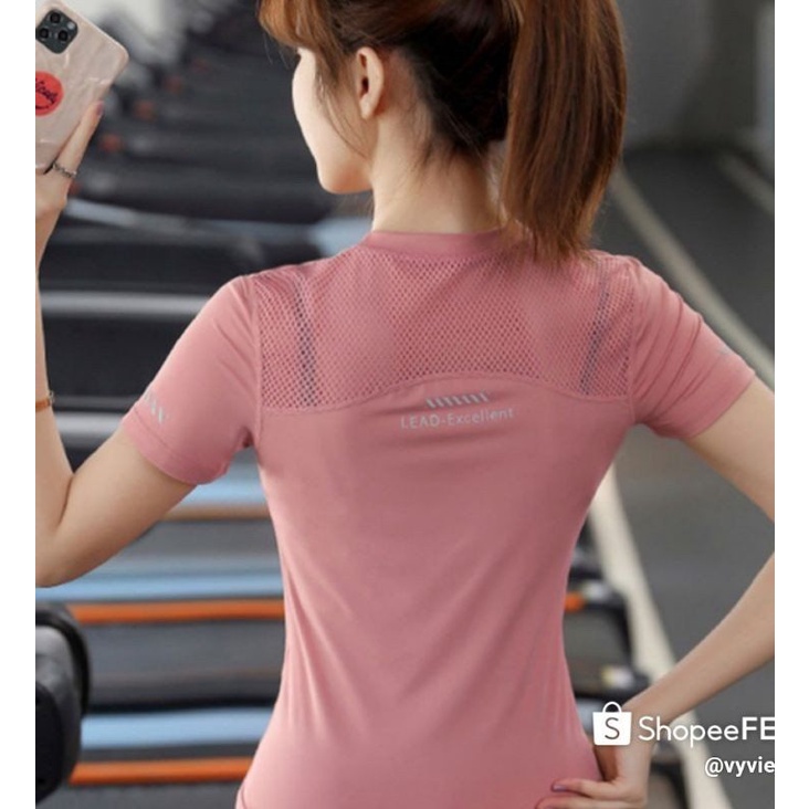 Áo thể thao tập gym yoga nữ Lead