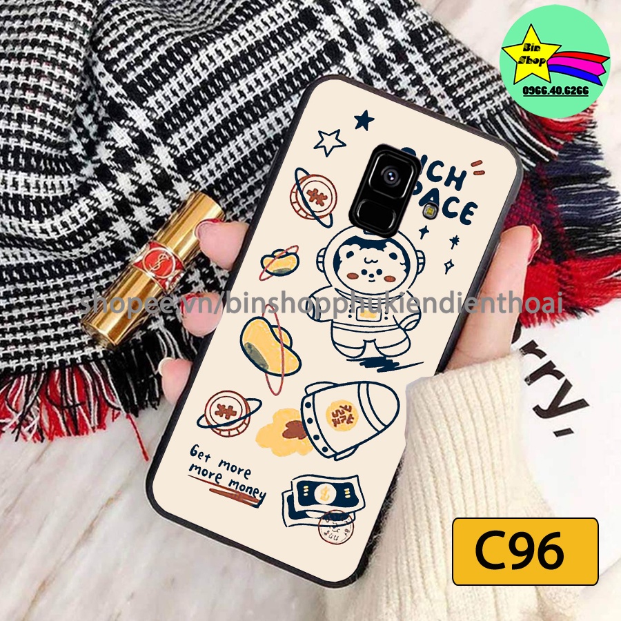 Ốp lưng Samsung A5 2018 / A8 2018 / A6 2018 / J6 2018 in hình Vũ trụ ngân hà cá tính cao cấp