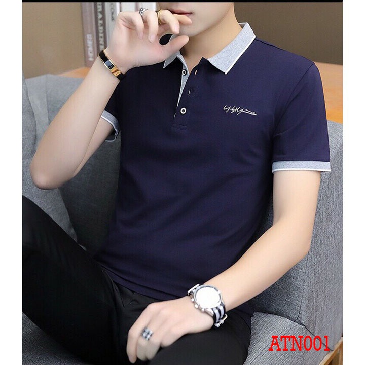 Áo thun nam có cổ tay ngắn - ATN015