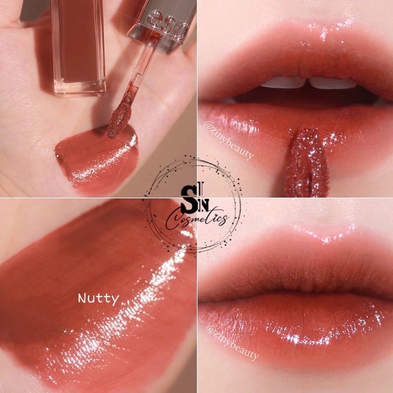 Son Espoir Couture Lip Tint Shine Vampy, Nutty