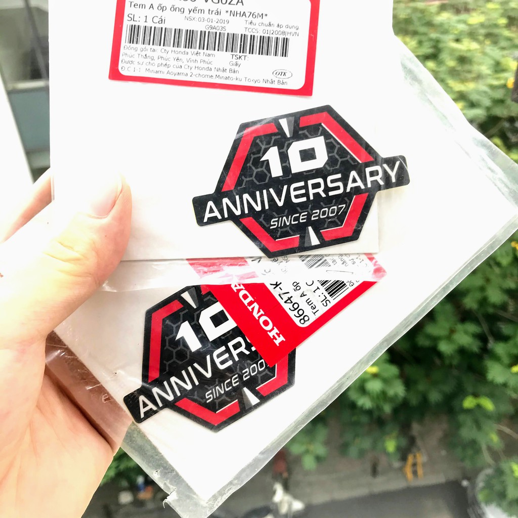 Tem Honda Airblade 10 Anniversary