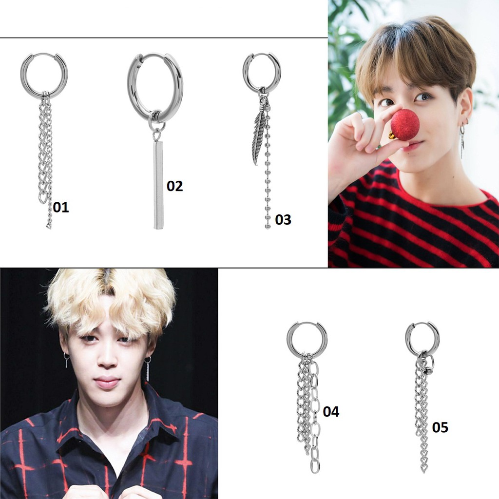 Khuyên tai bông tai JIMIN BTS HOT HIT