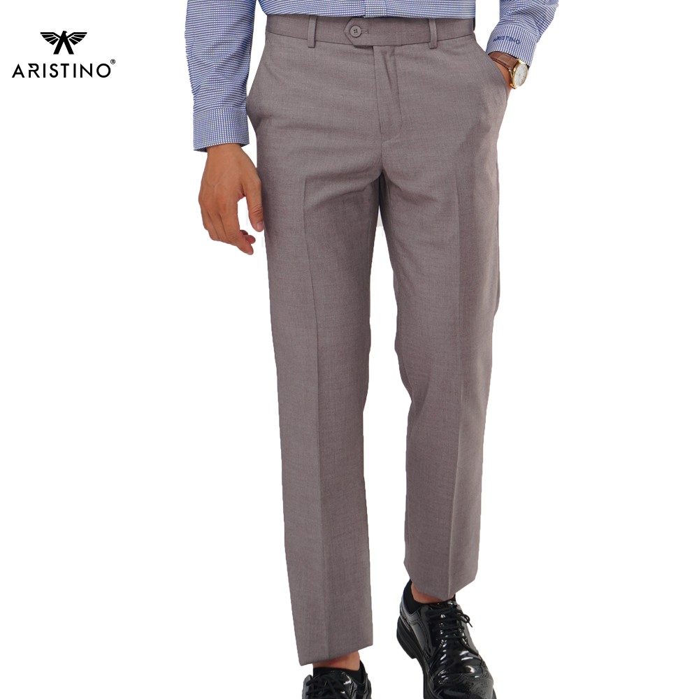 Quần âu ARISTINO dáng Regular fit suông nhẹ, 5 màu trẻ trung, lịch lãm, công nghệ nếp ly vĩnh viễn - ATR00608
