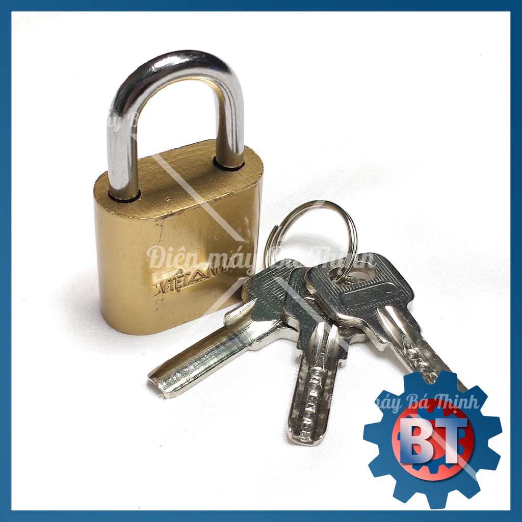 Khóa Bấm Việt Nhật Cỡ lock 30 Khóa Cửa 3 Chìa Công Nghệ Nhật Bản