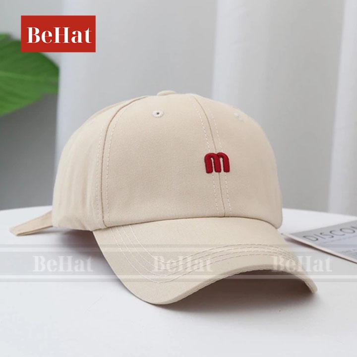 Mũ Nón Kết Nam Nữ Thời Trang, Thiết Kế Thêu Chữ M Đơn Giãn, Phong Cách Mũ Nón NY LA [NEW ARRIVAL]