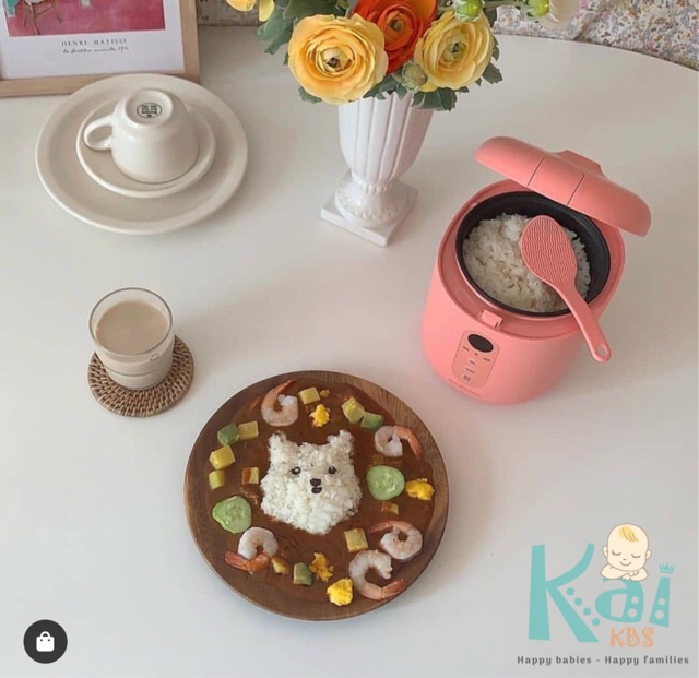 NỒI CƠM ĐIỆN MINI JENNIFEROOM MACARON HÀN QUỐC | BigBuy360 - bigbuy360.vn