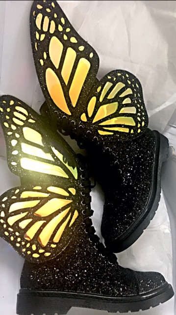 Giày sporty boots butterfly phản quang