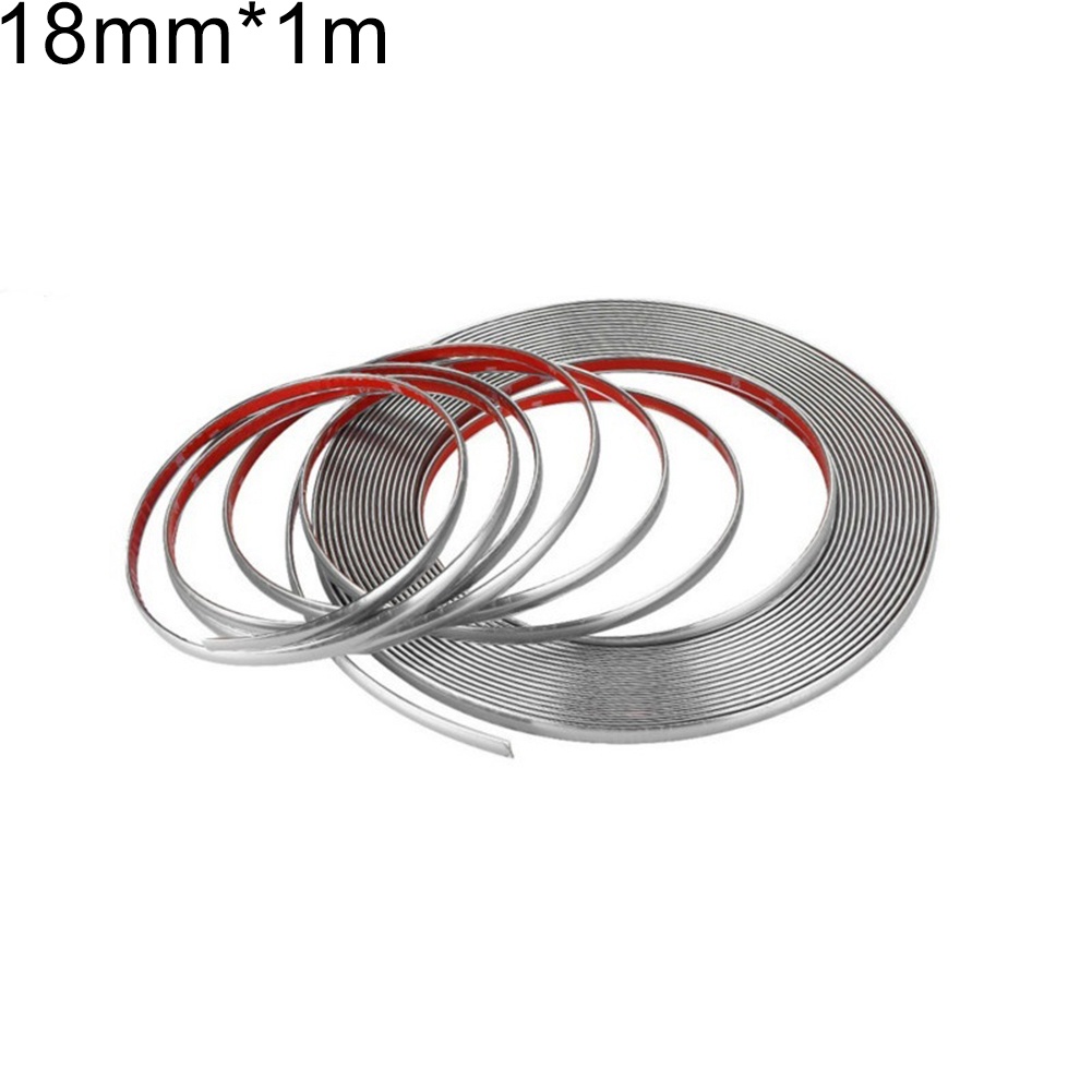 Dải Viền Trang Trí Xe Hơi Bằng Chrome 6mm 15mm 18mm 22mm