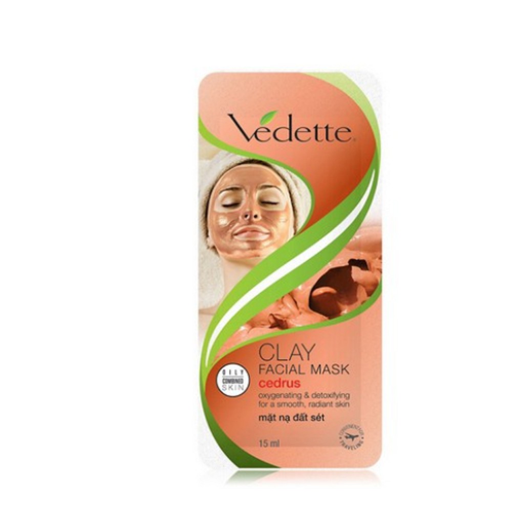 Mặt Nạ Đất Sét Vedette Đỏ Cedrus 15ml x 1