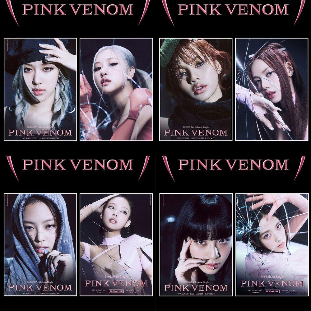 Bộ 8 Thẻ Hình Thần Tượng Nhóm Nhạc Kpop Black VENOM 1