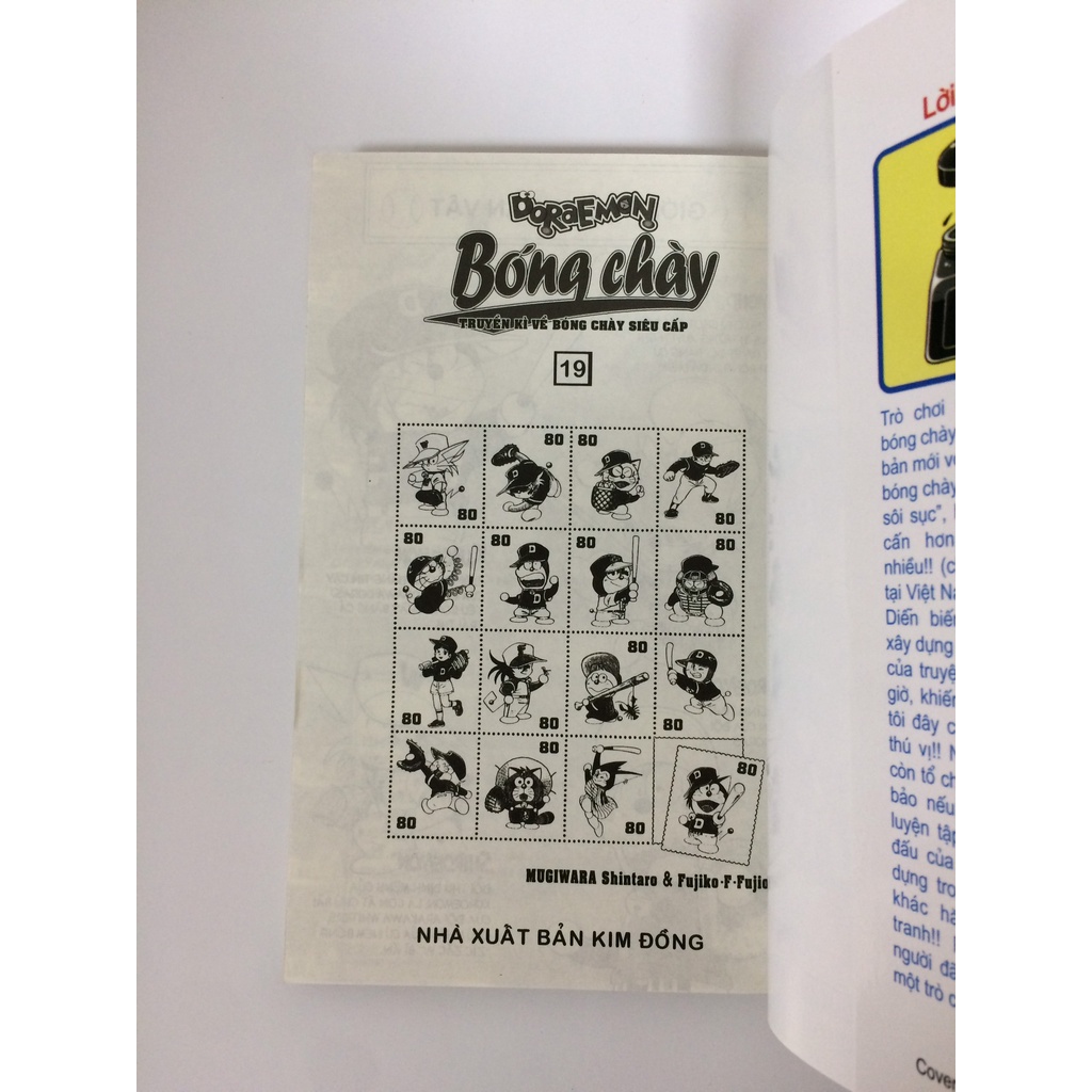 Sách - Doraemon bóng chày - Truyền kì về bóng chày siêu cấp - Tập 19