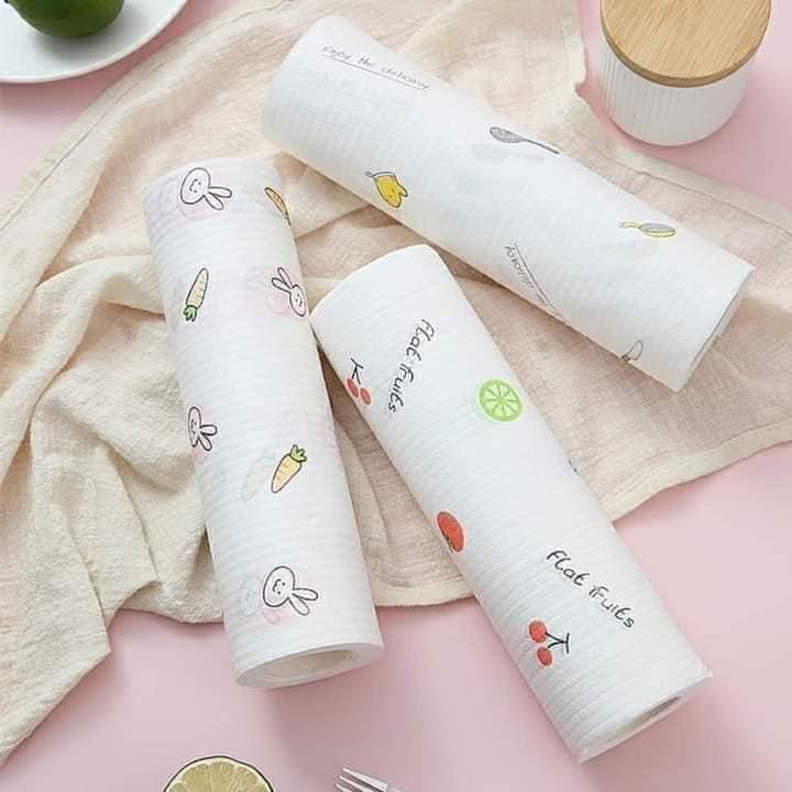 Cuộn giấy lau bếp, giấy thấm dầu thức ăn , giấy cuộn làm khăn lau tay , khăn lau nhà bếp , giẻ rửa bát