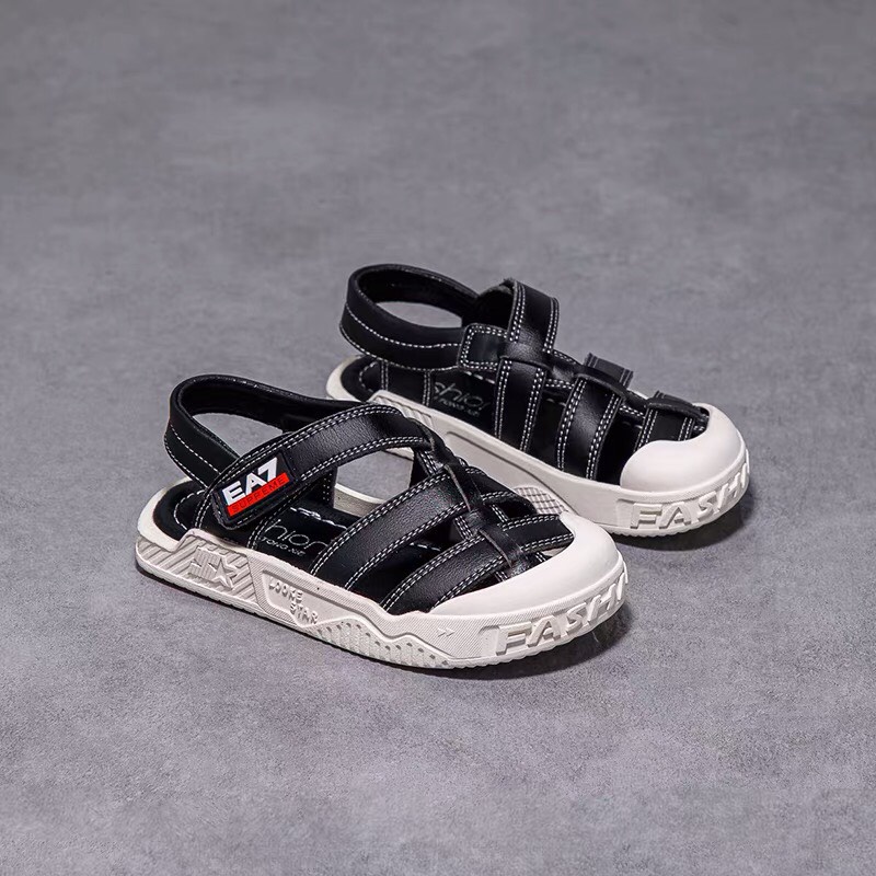 Sandal bé trai - dép rọ quai hậu cho bé đi học, đi chơi, đế mềm êm chân QCCC Babybees ABC523