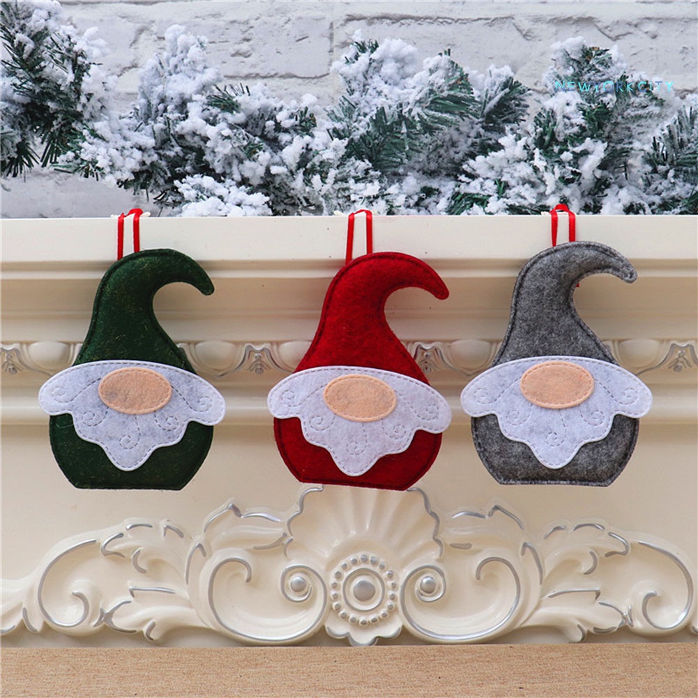 Phụ Kiện Treo Trang Trí Giáng Sinh Hình Tuần Lộc / Ông Già Noel